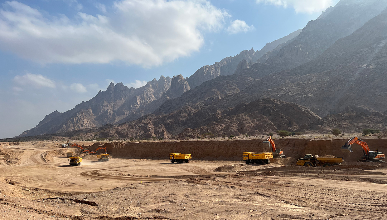 Saudi Arabia NEOM New City Traffic Tunnel Project