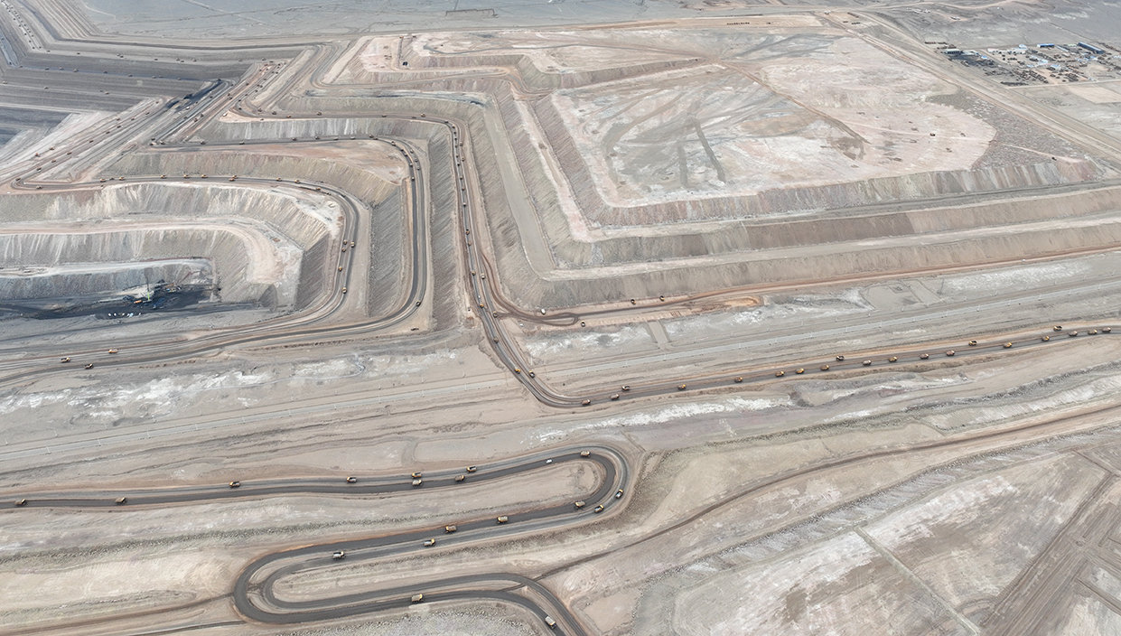 Xinjiang Zhundong open-pit coal mine